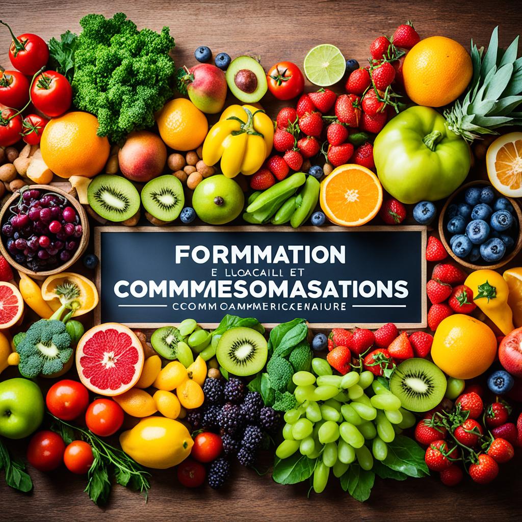 Formation valorisation et commercialisation produits alimentaires locaux