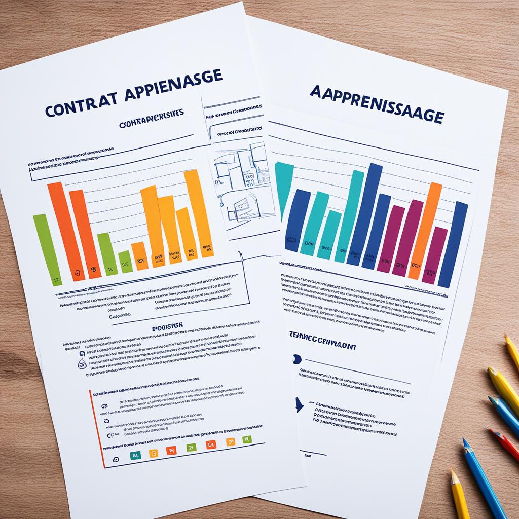 contrat d'apprentissage et contrat de professionnalisation