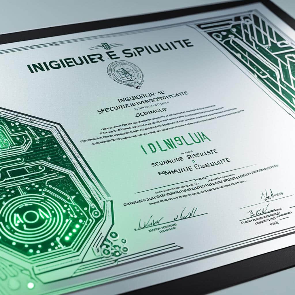 diplôme d'ingénieur spécialisé en sécurité informatique